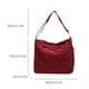 thumbnail image 3 of Bolso bandolera acolchado bandolera de algodón para mujer de mano para mujer de color sólido, 3 of 8
