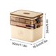 thumbnail image 3 of Kit de Primeros Auxilios Caja de Almacenamiento de Tres Capas, Kit de Primeros Auxilios de Emergencia en el Hogar Vacío, Caja de Almacenamiento de Plástico Portátil, Caja Multipropósito con Manija, Ad, 3 of 7