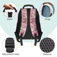 thumbnail image 4 of Pzuqiu Cherry Blossom Panda Girls Backpack with Lunch Box Pencil Case Water Bottle Holder 17 Inch Backpacks for School Girls with Adjustable Shoulder Strap, 4pcs Large Student Bag, 4 of 7