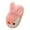 Pink, variant on Toddler Kids Baby Cute Cartoon Rabbit Slippers Boys Girls Soft Soled Comfortable Footwear Warm Fluffy Shoes Pink 18 Months-24 Months