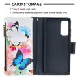 thumbnail image 3 of Samsung Galaxy S20 FE 5G Case with Zipper Wallet, Dteck Painted PU Leather Folio Case 9 Card Slots Wallet Case with Zipper Pocket / Hand Strap for Samsung Galaxy S20 FE 6.5 inch, 01# White Butterfly, 3 of 5