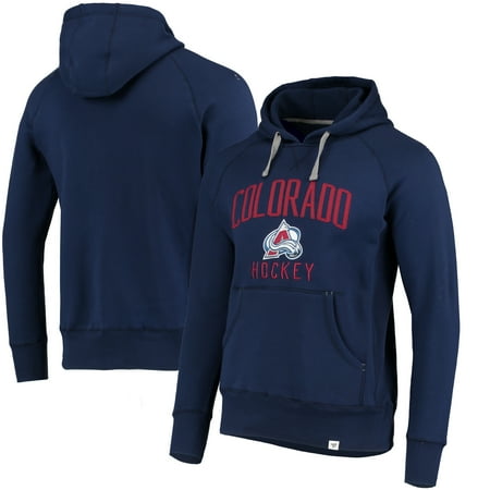 Colorado Avalanche Youth Fleece - Colorado Avalanche Fanatics Branded Indestructible Pullover Hoodie - Navy