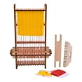 thumbnail image 3 of Kit De Telar De Telar De Madera Hecho A Mano Para Ni?os Principiantes SM SunniMix Máquina de tejer, 3 of 7