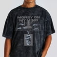 thumbnail image 2 of 5 Wolf Grey 5s Light Graphite Washed Shirt, Money Mind, Shirts Match Sneakers, 2 of 3
