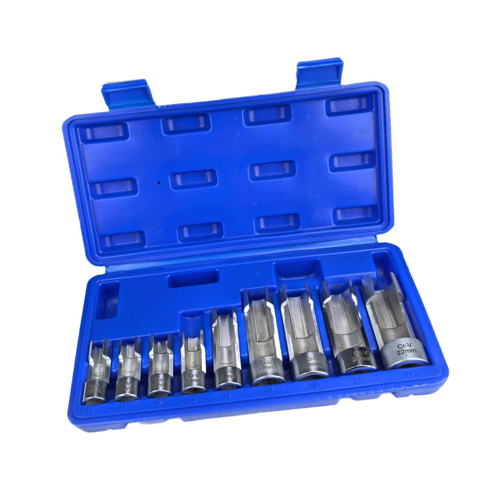 Dickly 9 Pieces Oxygens Sensor Socket Set Hex Universal Removal Set Car Maintenance