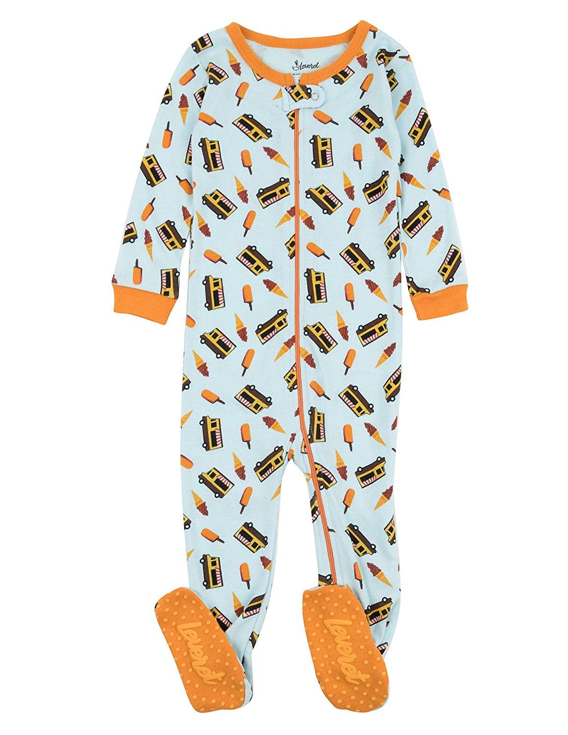 Leveret Leveret Kids Pajamas Baby Boys Girls Footed Pajamas Sleeper