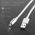 thumbnail image 5 of Cable de Carga LUXMO Micro USB Goma Conectores Aluminio, 5 of 5