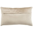 thumbnail image 2 of SAFAVIEH Edmee Metallic Damask Pillow, 12" x 20", Beige/Gold, 2 of 3