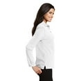 thumbnail image 3 of Port Authority - Ladies Long Sleeve Silk Touch Polo. - White L500LS M, 3 of 4