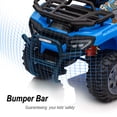 thumbnail image 4 of Hikiddo 12V Ride-on Toy for Toddlers, Kids ATV 4 Wheeler for 1-3 Boys & Girls with Music - Blue, 4 of 8