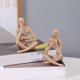 thumbnail image 5 of Esculturas de Pensadores, Adorno de Lectura de Estatua de Resina de Pensadores de Piedra Arenisca, DecoracióN de Escultura de Pensadores, DecoracióN de Libros A, 5 of 6