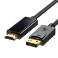 thumbnail image 2 of Câble DisplayPort vers Interface Multimédia HD, Adaptateur DisplayPort Professionnel Mâle à Mâle pour Réunions de Bureau, 2 of 7