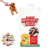Lamb Chop Mystery Blind Box Dog Toy, Random Assorted Cute Animal Interactive Plush Squeaky Chew Toy, Surprise Gift for Medium & Large Dogs (10.5 Inch)