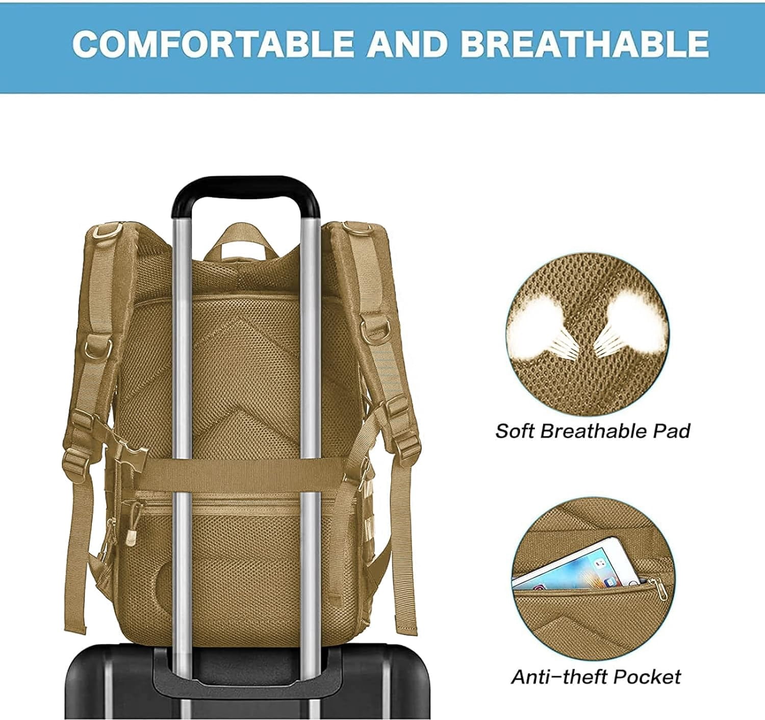 Mosiso Camera Backpack Professional DSLR/SLR/Mirrorless Camera Bag with Laptop Compartment for Canon/Nikon/Sony