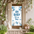 thumbnail image 2 of LUUFILx Oh Baby It's a Boy Backdrop Baby Shower Banner Party Supplies Newborn Announcement Photography Props Gender Reveal Decorations Background, 2 of 8