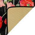 thumbnail image 5 of Dreamtimes Wildflower Poppy Kitchen Mats Washable Long Floor Runner Rug Non-Slip Fatigue Area Rugs Abstract Absorbent Doormat Cushioned for Farmhouse Home Bath Indoor Outdoor Decor 39"x20", 5 of 6