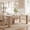Light Ash, variant on Christopher Knight Home 90" Modern Wood Rectangular Dining Table with Fluted Base for 6-8, Walnut