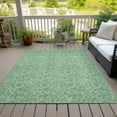 thumbnail image 6 of Addison Rugs Chantille Indoor/Outdoor Transitional Floral Green Washable Rectangle Rug, 10' x 14', 6 of 6