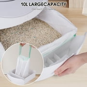 Smart Automatic Cat Litter Box, Self Cleaning Litter Box, App Control, Support 5G & 2.4G WiFi for Multiple Cats