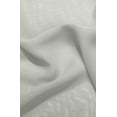 thumbnail image 2 of 2 Panel Sheer solid curtain with grommets 108"total width by 84" Long panels patio door Ruby Silver/greenish, 2 of 3