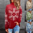 thumbnail image 2 of Suéter de punto navideño europeo y americano de otoño e invierno, abrigo para mujer, 2 of 5