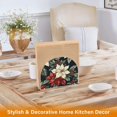 thumbnail image 6 of Yayeee Napkin Holder for Table Kitchen Paper Tissue Organization, White Christmas Leaves, 6 of 8