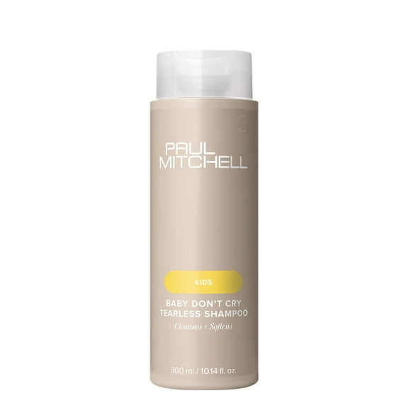 Paul Mitchell Baby Don’t Cry Tearless Shampoo, Cleanses Softs Hair, For Children of All Ages, 10.14 fl oz.