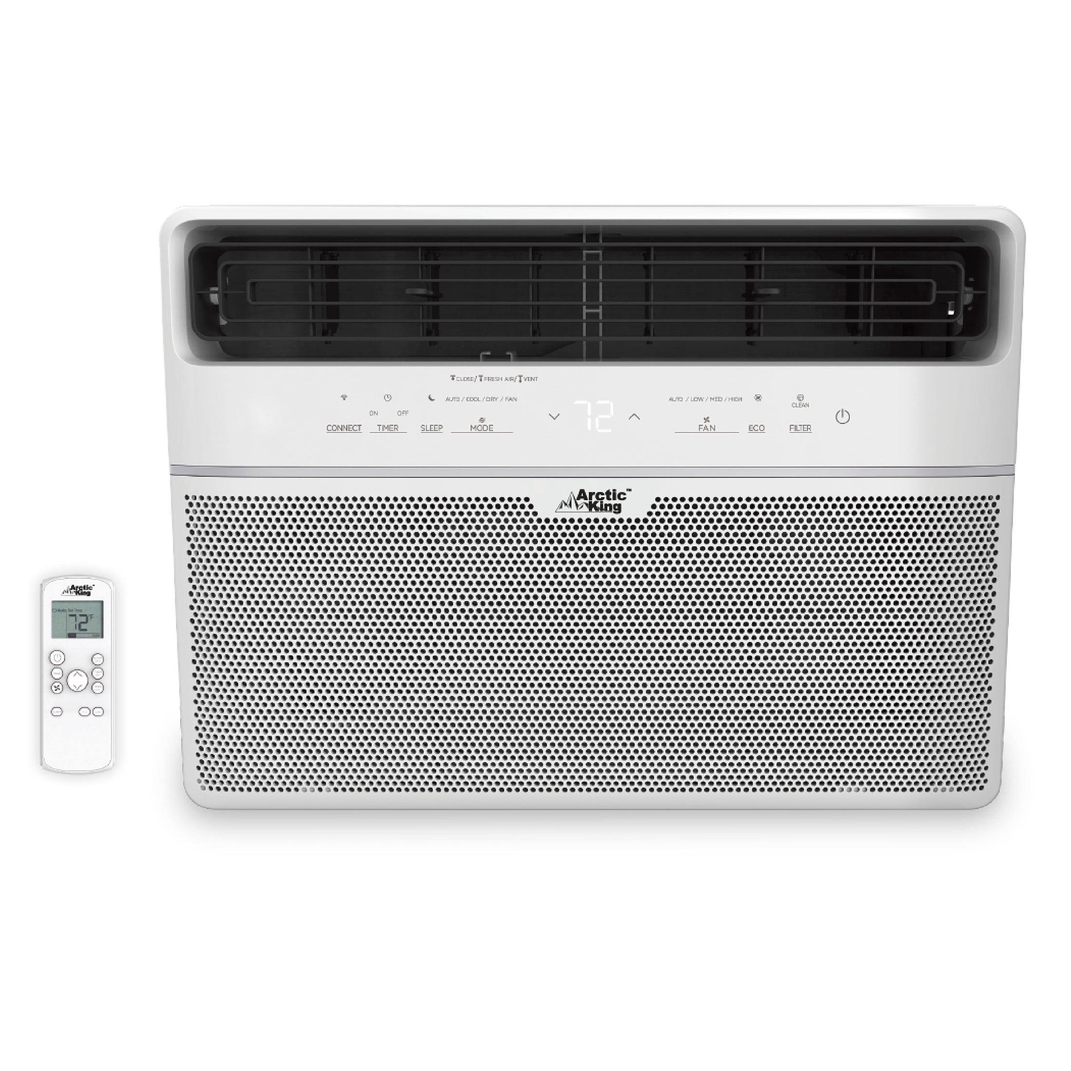 Restored Arctic King 12,000 BTU Smart Window Air Conditioner, Cools Rooms up to 550 Sq. Ft., White, (Refurbished)