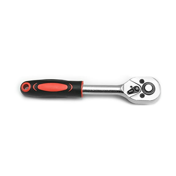 1/4 Inch Drive Ratchet 24-Teeth Quick Released Socket Wrench Handle High Carbon Steel Auto Repair Garage Tool