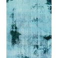 thumbnail image 1 of Ahgly Company Indoor Rectangle Abstract Blue Ivy Blue Persian Area Rugs, 6' x 9', 1 of 6