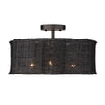 thumbnail image 1 of Golden Lighting - Erma - 3 Light Semi-Flush Mount-9.5 Inches Tall and 16.38, 1 of 4