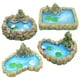 thumbnail image 1 of Adornos de estanque en miniatura para jardín de hadas, accesorios de resina en miniatura para jardín, decoración de micropaisajismo para el hogar, 4 Uds., 1 of 5