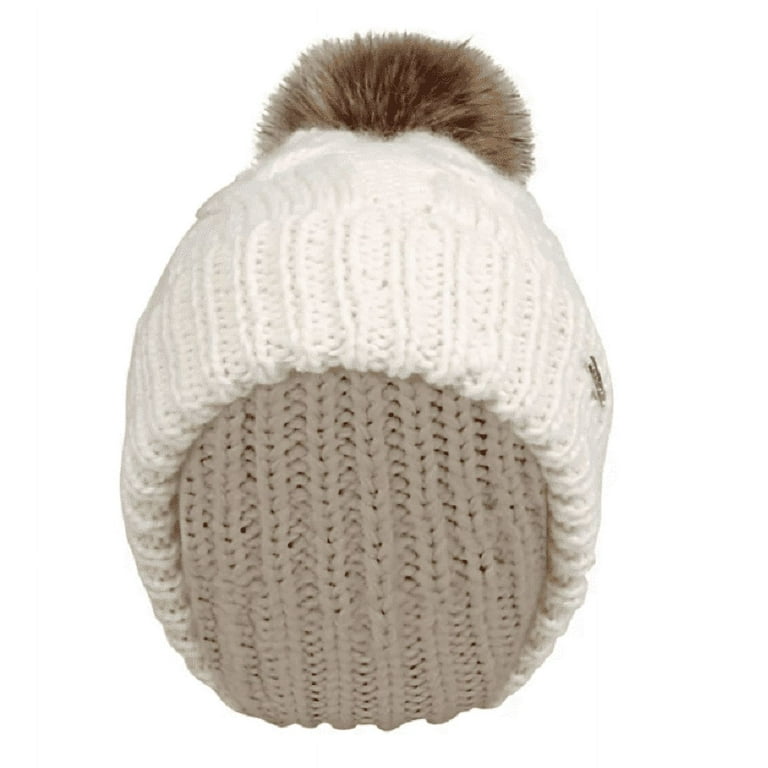 Steve Madden Women's Soft Warm Cuff Beanie Hat Scarf Set