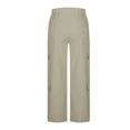 thumbnail image 4 of Lumtrix Cargo Pants For Women High Waisted Hiking Pants Baggy Fashion Stretchy Wide Leg Y2K Streetwear With Pockets Khaki L, 4 of 7