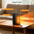 thumbnail image 2 of FREE VILLAGE Space Heater Small,Portable Electric Heater for Indoor Use,Room Heater with PTC Ceramic Fast Safety Heat,Desk Heater for Office Bedroom,Bathroom,Rvs - Black, 2 of 7