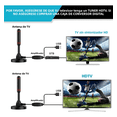 thumbnail image 4 of Antena De Tv Digital Hdtv 1080p Para Interiores Antena Hd 4k Con Amplificador De Señal Magnetismo Xtellar negro, 4 of 4