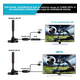 thumbnail image 4 of Antena De Tv Digital Hdtv 1080p Para Interiores Antena Hd 4k Con Amplificador De Señal Magnetismo Xtellar negro, 4 of 4