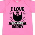 thumbnail image 4 of Inktastic I Love My Bearded Daddy with Beard Silhouette Boys or Girls Baby Bodysuit, 4 of 5