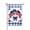 Color 6, variant on Amhnf American Flag Garden Flag With Blue Checkered Pattern And Patriotic Bow For Home Outdoor Garden Yard Decor 12x18 inch