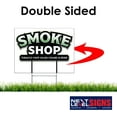 thumbnail image 7 of NEXT LEVEL SIGNS | Smoke Shop Yard Signs | 24 W x 18 H Inches | Metal Ground Step H-Stake 24" x 10" | Made in the USA (Pack of 3), 7 of 7