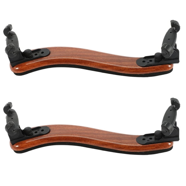 2X Reposamanos para Violín Ajustable Profesional 4/4 Tamaño Completo Apoyo de Reposamanos de Violín Piezas de Violín de Resto de Madera de Arce