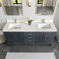 thumbnail image 3 of Gara 72" Double Bath Vanity in Washed Blue with White Grain Composite Stone, 3 of 15