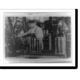 thumbnail image 2 of Historic Framed Print, [Man at machine making large cartridge cases in an American gun shop], 17-7/8" x 21-7/8", 2 of 9