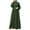 Green, variant on LYXSSBYX Womens Dresses Long Sleeve Women's Fashion Round Neck Loose Long Sleeve Solid Ankle-length Dress Long Dress