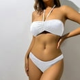 thumbnail image 2 of Bixock Swimsuit for Women,Bikinis Sets for Women,Women's Swimsuit Solid Color Bikini with Padded Bra No Underwire 2 Piece Swimwear Set, 2 of 4