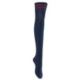 thumbnail image 3 of Big Girls' Women's 4 Pairs Over Knee High Thigh High Cotton Socks Leg Wamers Size L/XL, 3 of 4