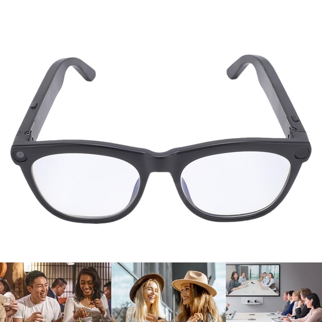 Con Gafas Inteligentes Estabilización óptica EIS Gafas Inteligentes De Traducción Bluetooth Con Cámara De 8 MP Admite Llamadas Musicales Para Viajes De Negocios