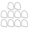 thumbnail image 1 of 10PCS D Ring Buckles,316 Stainless Steel D Ring for Marine Kayak Rigging, 1 of 7