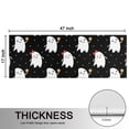 thumbnail image 5 of Kitchen Rugs Sets Of 2,Halloween Cute Ghosts Pattern Anti Fatigue Kitchen Mat Rugs Non Slip Washable,Decorative Kitchen Floor Mats for Kitchen,Sink,Laundry,17"X47", 5 of 5