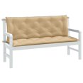 thumbnail image 3 of Cojín para Banco de Jardín vidaXL Melange Beige 150x50x7 cm Poliéster, 3 of 9